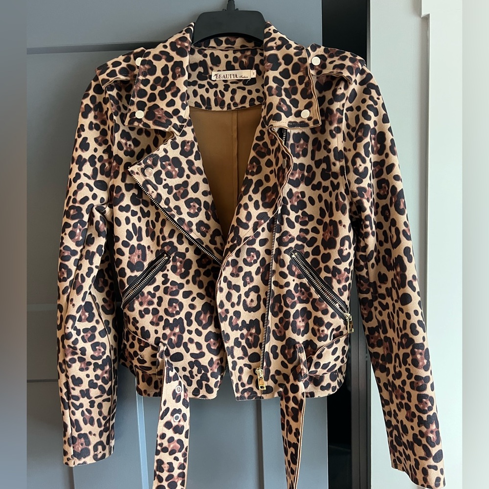 Cheetah moto jacket